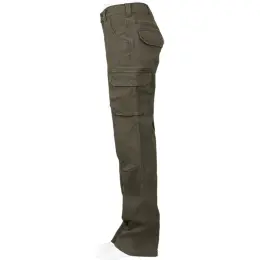 Ladies Heritage Cargo Trousers Fatigue Side